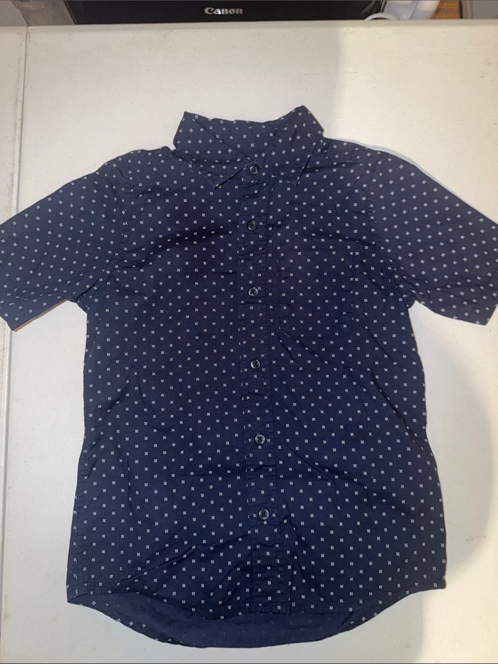 The Children's Place Coral Red Short-Sleeve Tee with Black Graphic